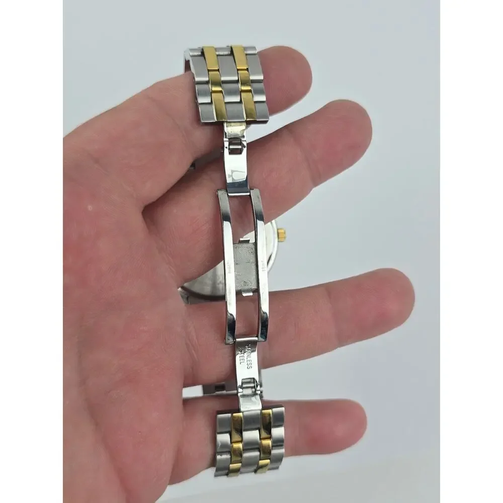 Bulova Classic Two-Tone Stainless Steel Quartz Men's Watch -Short bracelet